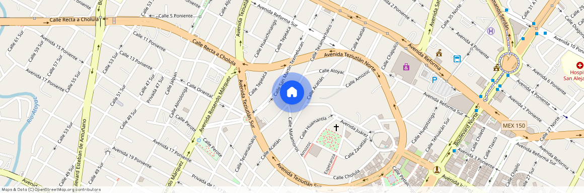Tecamachalco, La Paz, Puebla (Heroica Puebla), Departamento, Puebla