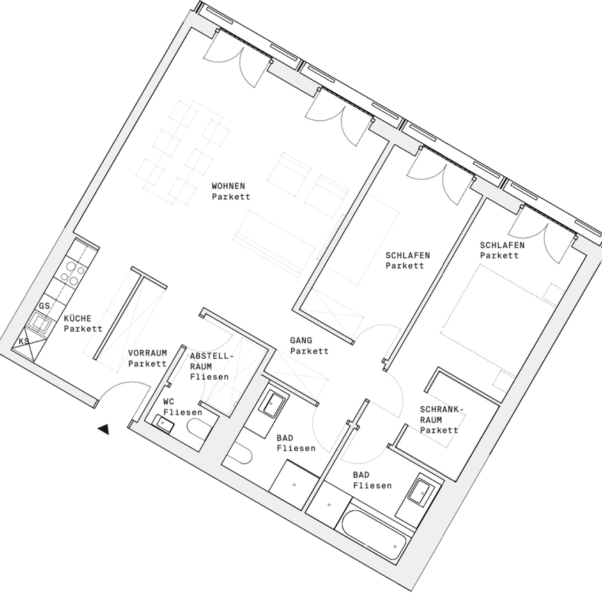 Elegante 3-Zimmer-Wohnung mit herrlichem Donaupanorama! - Photo 1