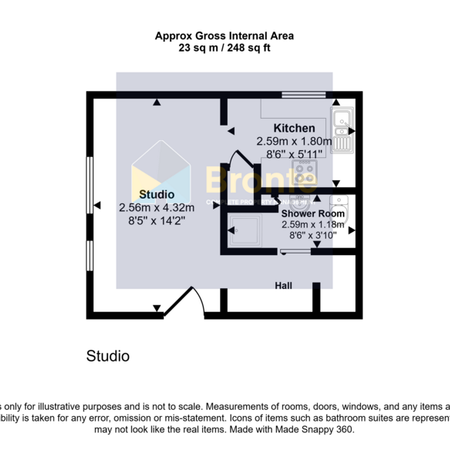 Studio to rent - Photo 3