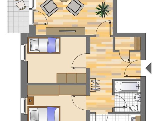 Demnächst frei! 3-Zimmer-Wohnung in Siegen Dillnhütten - Foto 1