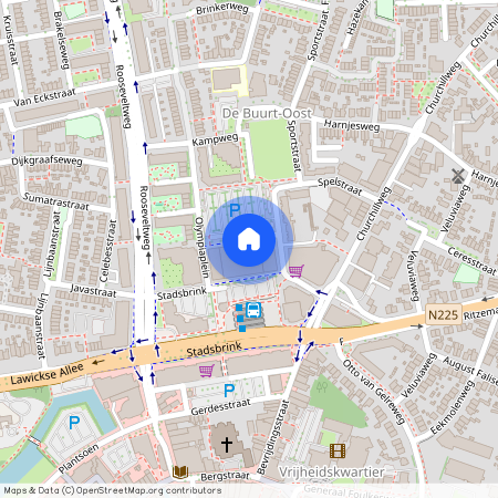 Olympiaplein 1-106, De Buurt-Oost, 6707EN, Wageningen