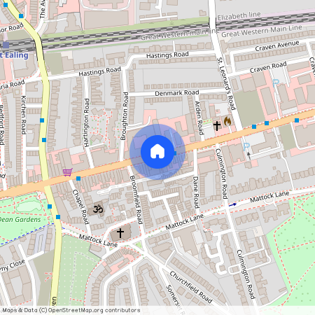 Uxbridge Road, West Ealing, Ealing, London, W13