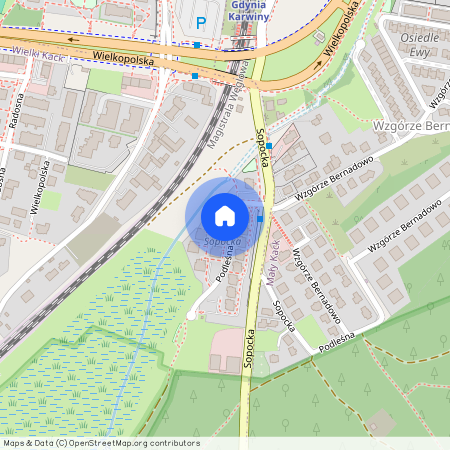 ul. Podleśna, Wielki Kack, Gdynia, pomorskie