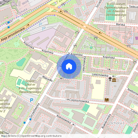 ul. Szczęśliwicka, Stara Ochota, Ochota, Warszawa, mazowieckie