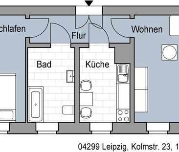 Hier macht wohnen Spaß: günstige 2-Zimmer-Wohnung - Foto 4