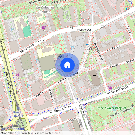 ul. Twarda, Śródmieście Północne, Śródmieście, Warszawa, mazowieckie