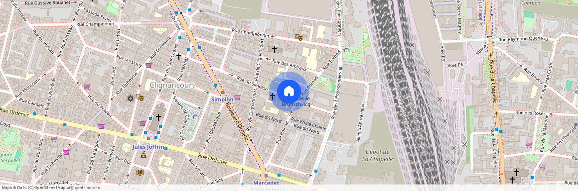 Appartement à louer rue du Simplon, Paris 18ème