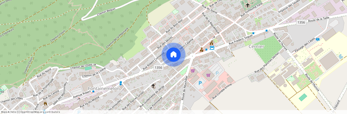 Rue Crêts du Mont d'Amin 1, 2053 Cernier