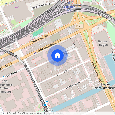 Wandalenweg, 20097 Hamburg-Mitte - Hamburg Hammerbrook