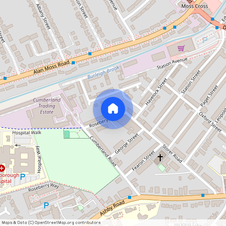 13 Rosebery Street - 48 Week Contract - All Bedrooms Upstairs, £105, Loughborough