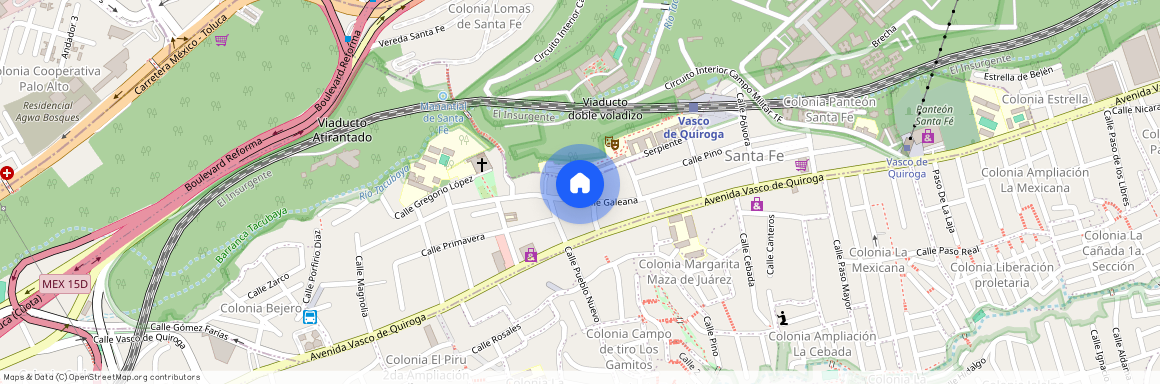 Avenida Bernardo Quintana 400, La Loma, La Loma Santa Fe, Álvaro Obregón, 01376 Ciudad de México, México, Alvaro Obregon