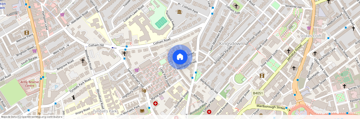 Portland Street, Kingsdown, Bristol, BS2