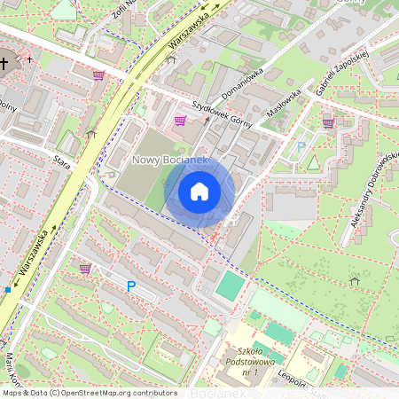 ul. Gabrieli Zapolskiej, Szydłówek Górny, Kielce, świętokrzyskie