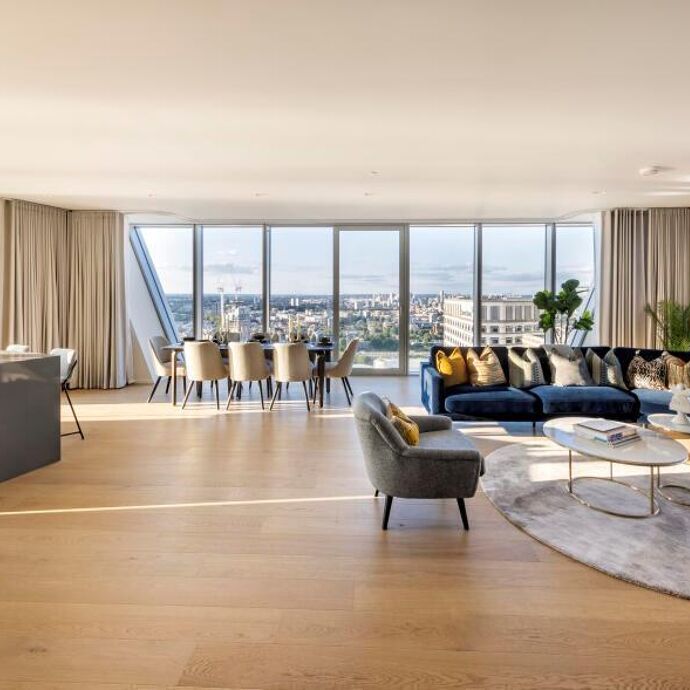 A stunning three-bedroom covering 1749sq.ft situated on the 51tst floor of the newly-completed, Newfoundland development. - Photo 1