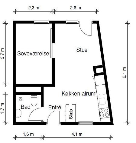 2-værelses studiebolig - Photo 5