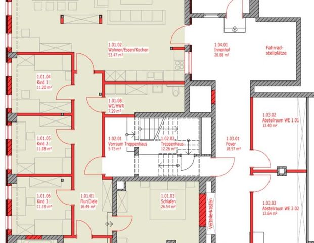 Interessensabfrage – Großzügige 5-Zimmer-Mietwohnung (149 m²) - Photo 1
