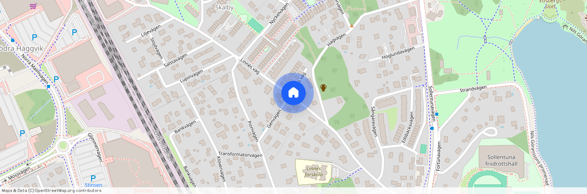 Linnés väg, Sollentuna