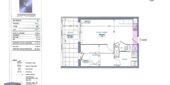 Location Appartement 2 pièces 44m² LE CANNET 06110 - Photo 3