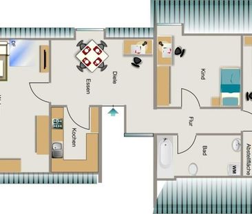 Große 4-Zimmer-Wohnung in Moers Meerbeck frei! - Photo 1