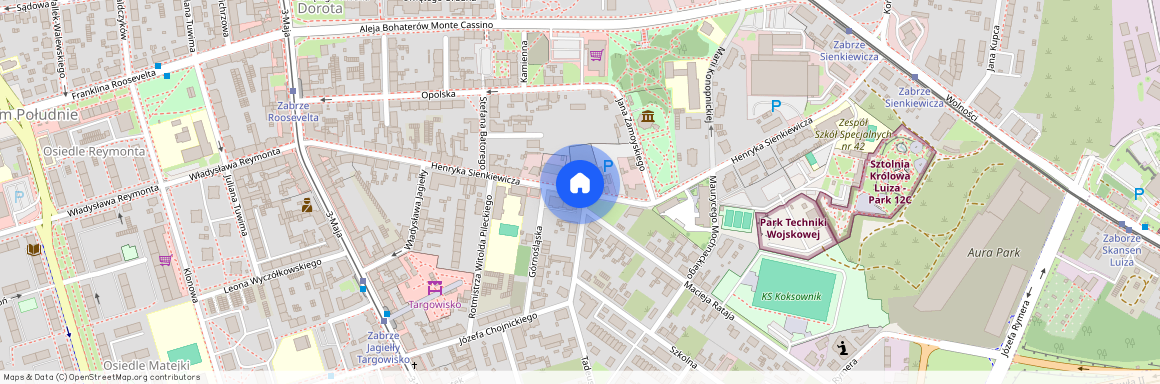 ul. Henryka Sienkiewicza, Centrum Południe, Zabrze, śląskie