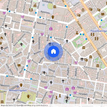 Πλατεία Καρύτση, Κέντρο