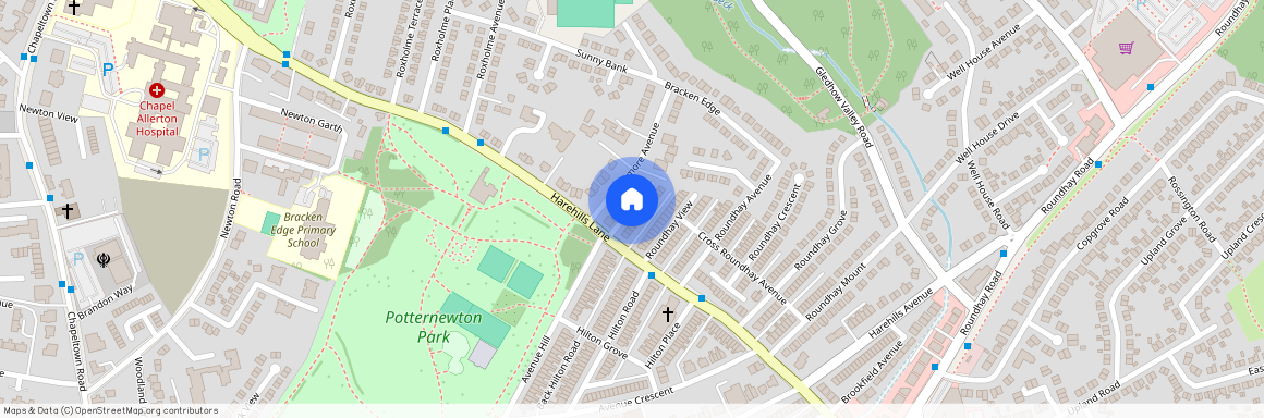 Roundhay Place, Leeds, West Yorkshire, LS8