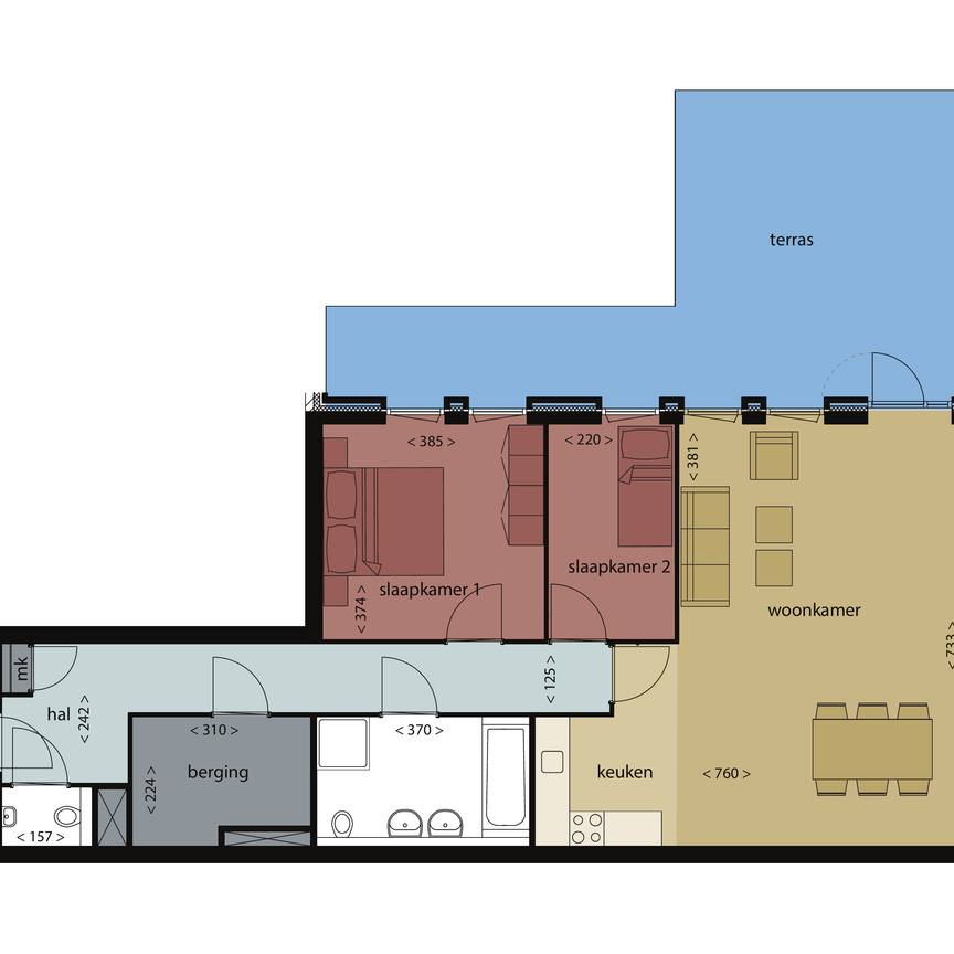 Appartement Terheijdenstraat 6, Breda - À Louer - Photo 2