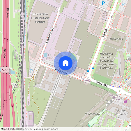 ul. Bokserska, Służewiec, Mokotów, Warszawa, mazowieckie