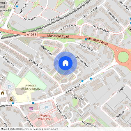 Glebe Close, Thetford