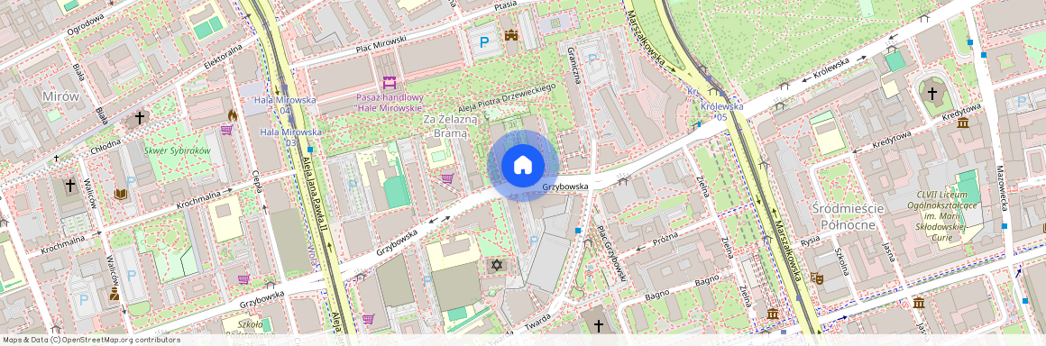 Grzybowska 4, Warszawa, Śródmieście, Śródmieście Północne