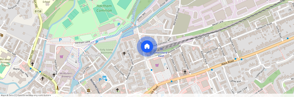 River Lee, Hertford, SG14