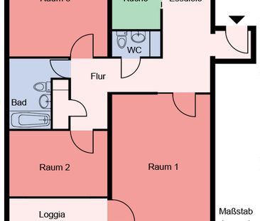 3-Zimmer-Wohnung in Dortmund Scharnhorst - Photo 1