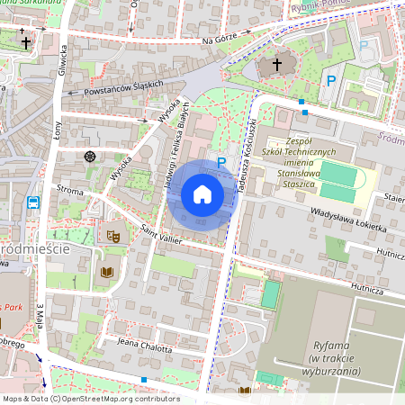 ul. Adama Mickiewicza, Śródmieście, Rybnik, śląskie