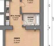 Zimmer in generalsanierter hellen Altbauwohnung zu vermieten - Photo 1