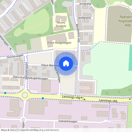 Olaus Martinis Väg, Nyköping