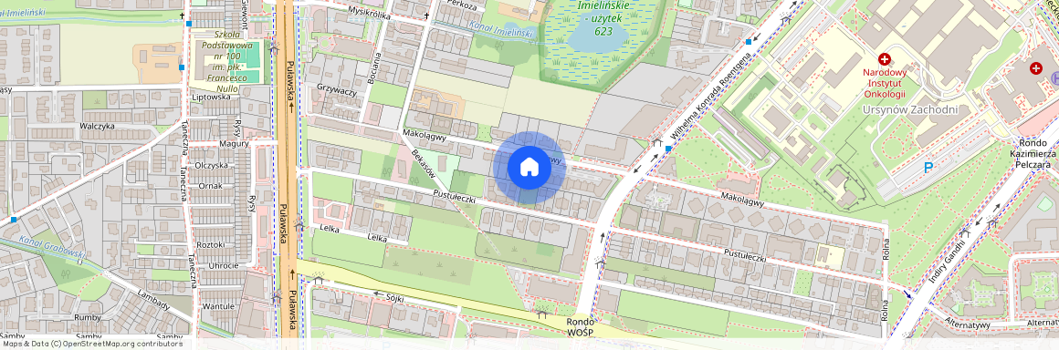 ul. Makolągwy, Stary Imielin, Ursynów, Warszawa, mazowieckie