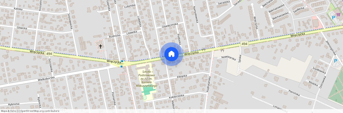 ul. Wręczycka, Lisiniec, Częstochowa, śląskie