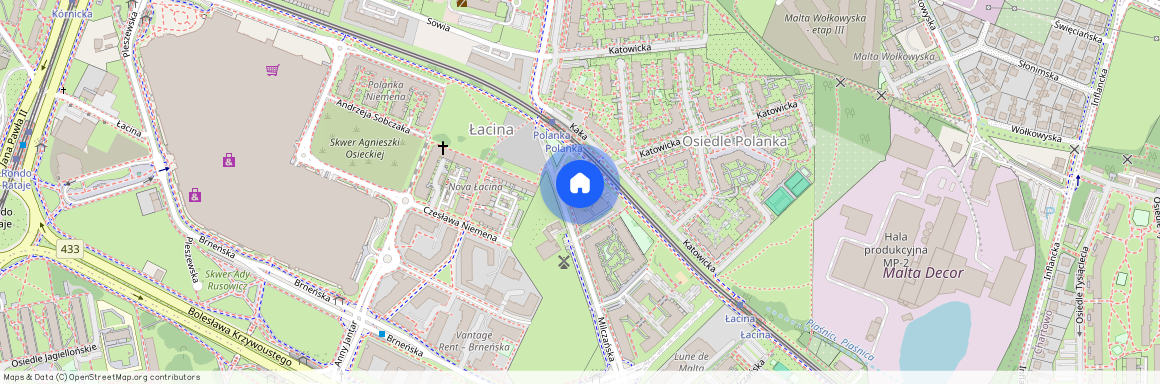 ul. Milczańska, Łacina, Nowe Miasto, Poznań, wielkopolskie