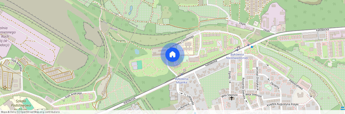 ul. Bolesława Chrobrego, Bykowina, Ruda Śląska, śląskie