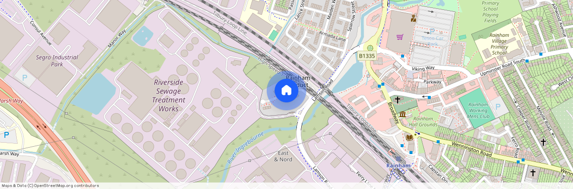 Creekside, Rainham, Havering, London, RM13