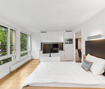Möblierte 1-Zimmer-Wohnung mit Service - Stadtzentrum Basel - Photo 5