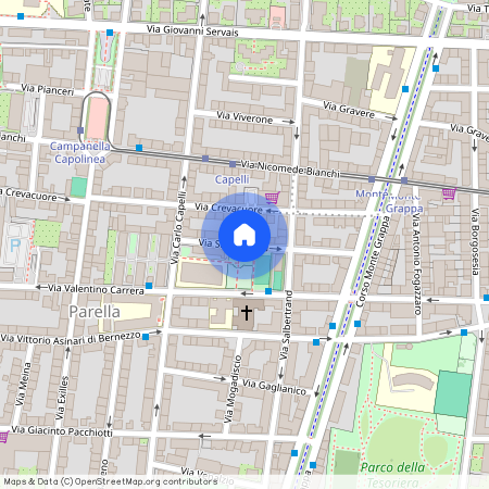 Trilocale in Via Salbertrand, Torino