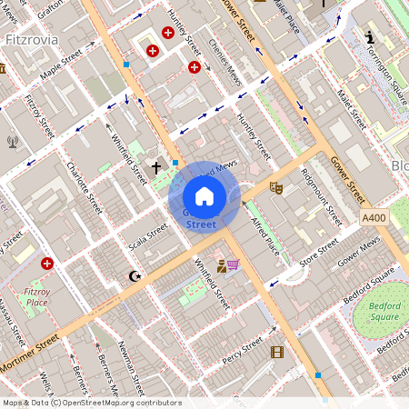 Tottenham Court Road, Fitzrovia, London, W1T