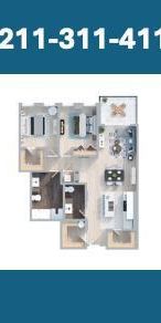 2 CH - 1 SDB - Gatineau - $3,400 /mo - Photo 3