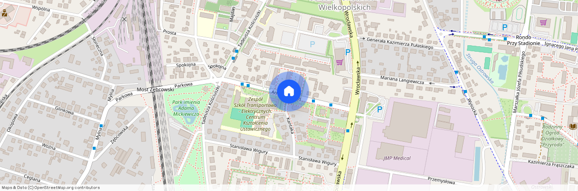 ul. Armii Krajowej, Ostrów Wielkopolski, ostrowski, wielkopolskie