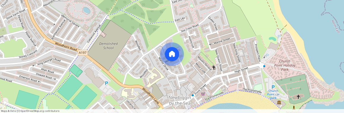 Manor View, Newbiggin by the Sea, Newbiggin-by-the-Sea, Northumberland, NE64 6HB