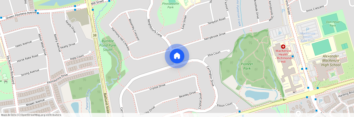 97 Carrington Drive #BSMT, Richmond Hill, Mill Pond