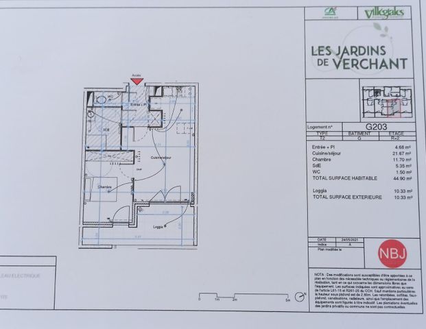 location Appartement T2 DE 44.9m² À CASTELNAU-LE-LEZ - Photo 1