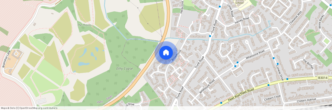 Broadhurst, Farnborough, Hampshire, GU14