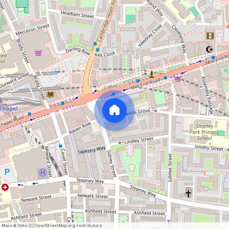 Mile End Road, Whitechapel, London, E1
